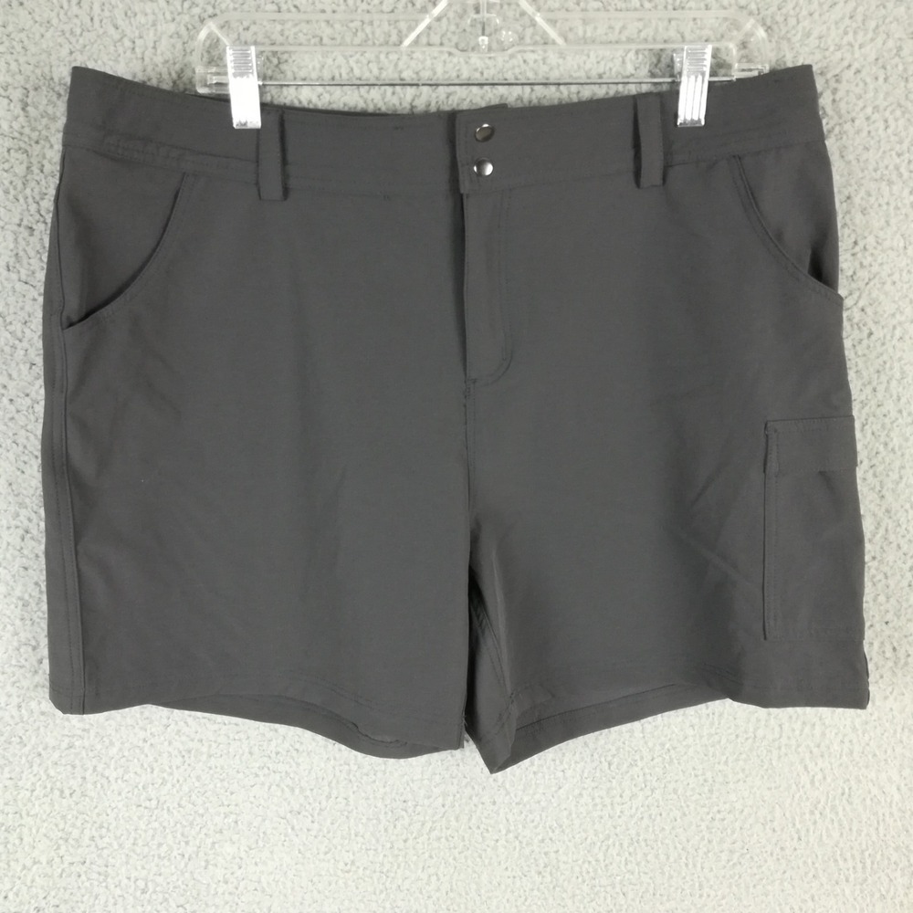 Willit Womens Shorts Cargo Outdoor Deep Gray Hiking Lightweight 5" Inseam 16